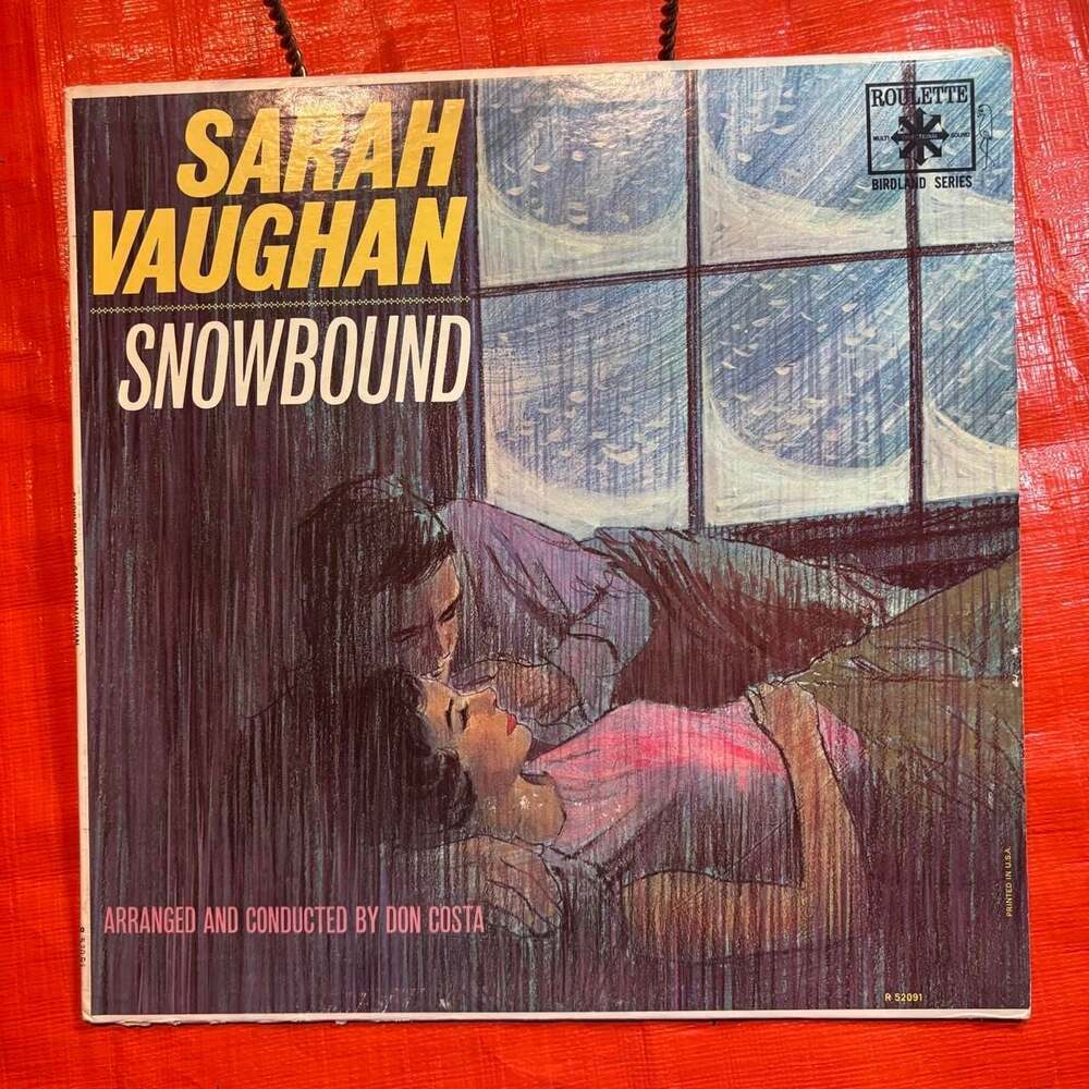Roulette Sarah Vaughan Snowbound Vinyl LP Record